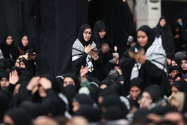 Photos (1): Arbaeen mourning ceremony held in Imam Khomeini Hussainiyah