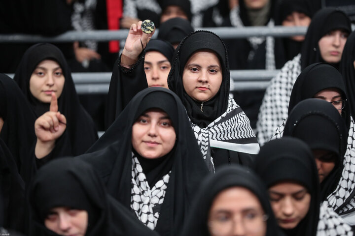 Photos (1): Arbaeen mourning ceremony held in Imam Khomeini Hussainiyah