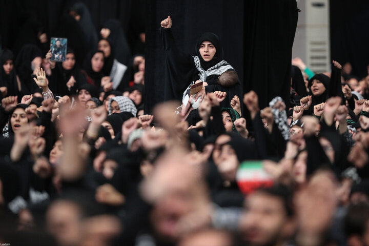 Photos (1): Arbaeen mourning ceremony held in Imam Khomeini Hussainiyah