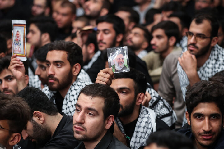 Photos (1): Arbaeen mourning ceremony held in Imam Khomeini Hussainiyah