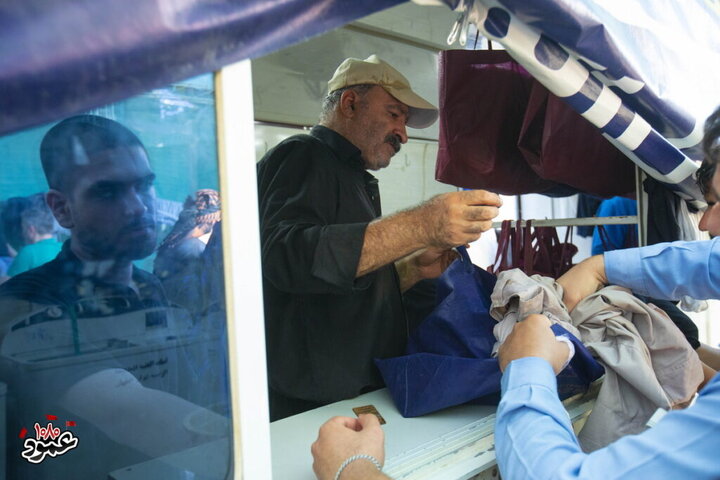 Photos: Washing clothes of Arbaeen pilgrims at Hazrat Masoumeh Mawkib
