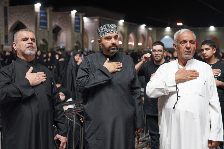 تقرير مصور/ مراسم عزاء الأربعين الحسيني الخاصة بالزائرین العرب