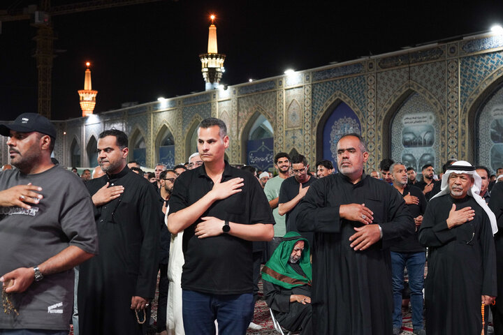 تقرير مصور/ مراسم عزاء الأربعين الحسيني الخاصة بالزائرین العرب