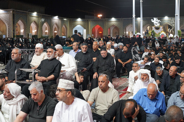 تقرير مصور/ مراسم عزاء الأربعين الحسيني الخاصة بالزائرین العرب