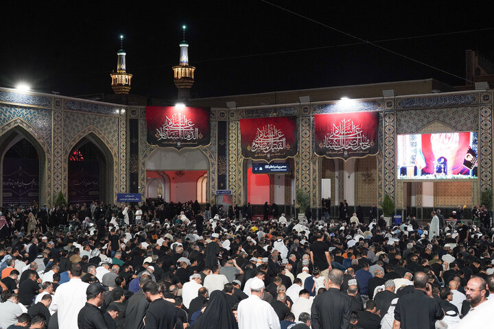 تقرير مصور/ مراسم عزاء الأربعين الحسيني الخاصة بالزائرین العرب