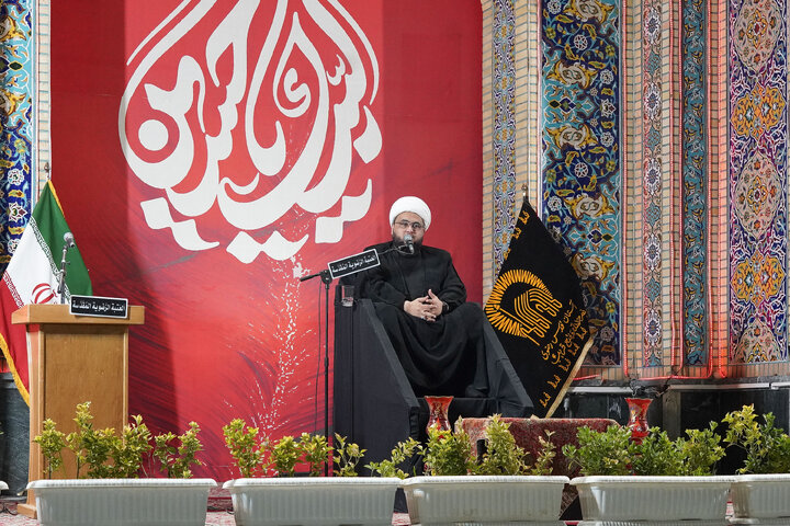 تقرير مصور/ مراسم عزاء الأربعين الحسيني الخاصة بالزائرین العرب