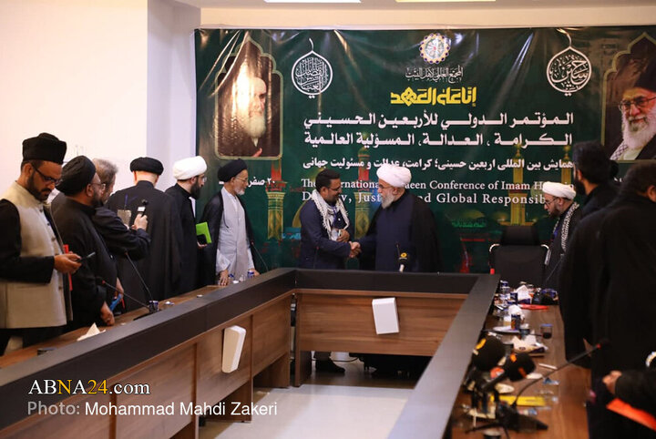 گزارش تصویری | همایش بین‌المللی «آموزه‌های اربعین حسینی و راهکارهای توسعه گفتمان اربعین» در کربلای معلی