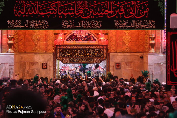 تقرير مصور/ ليلة الأربعين في كربلاء؛ ذروة الشوق والولاء في الحرم الحسيني