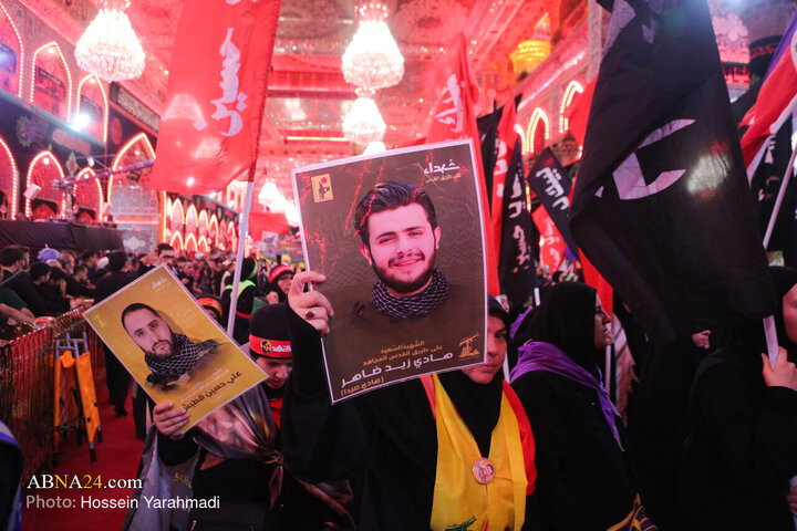 تقرير مصور/ أجواء حرم الإمام الحسين (ع) وأخيه العباس في ليلة الأربعين بمدينة كربلاء المقدسة