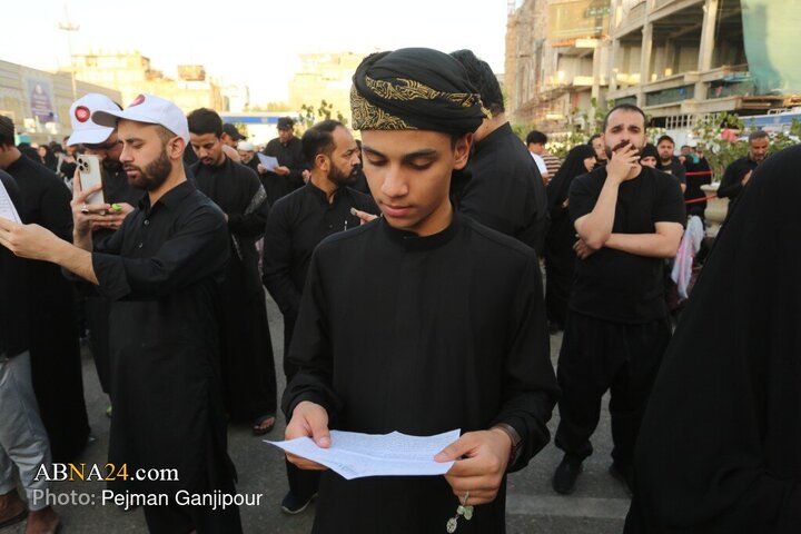 تقرير مصور/ قراءة دعاء زيارة الأربعين للإمام الحسين(ع) في حرمه الطاهر