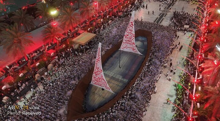 تقرير مصور/ رسالتها هذه السنة "سفينة الحسين"(ع).. عزاء قبيلة بني عامر في منطقة بين الحرمين بكربلاء المقدسة