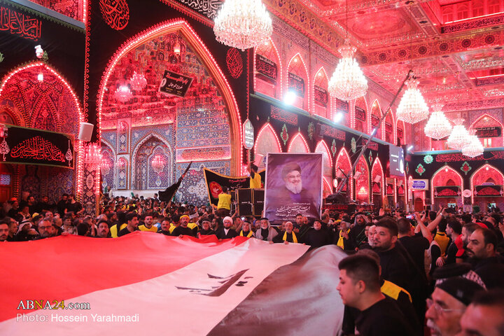 Foto / Erbain Gecesi İmam Hüseyin'in (a.s) Haremi Şerifinde Hüseyin (a.s) Aşıklarının Şevk ve Alakalarından Kesitler