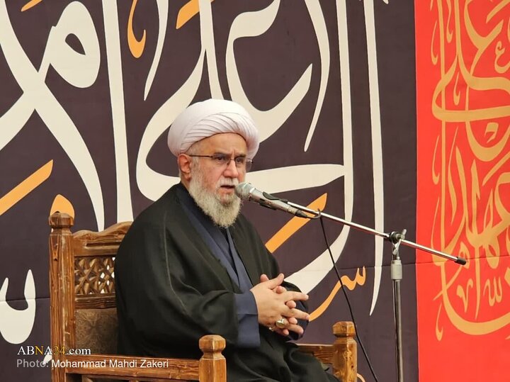 گزارش تصویری | حضور و سخنرانی دبیرکل مجمع جهانی اهل‌بیت(ع) در موکب محسنین در کربلا