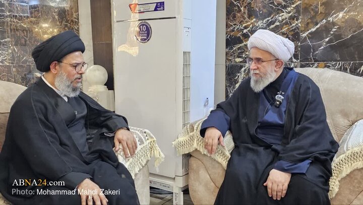 گزارش تصویری | دیدار علما و نخبگان کشورهای مختلف با دبیرکل مجمع جهانی اهل‌بیت(ع) در کربلا معلی _ ۱