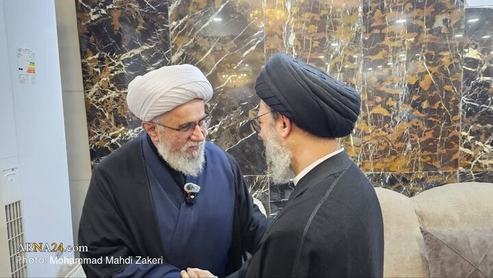 گزارش تصویری | دیدار علما و نخبگان کشورهای مختلف با دبیرکل مجمع جهانی اهل‌بیت(ع) در کربلا معلی _ ۱