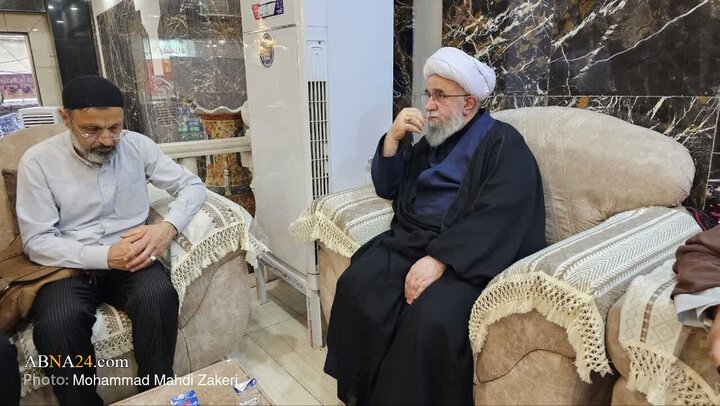 گزارش تصویری | دیدار علما و نخبگان کشورهای مختلف با دبیرکل مجمع جهانی اهل‌بیت(ع) در کربلا معلی _ ۱