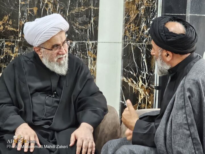 گزارش تصویری | دیدار علما و نخبگان کشورهای مختلف با دبیرکل مجمع جهانی اهل‌بیت(ع) در کربلا معلی _ ۱