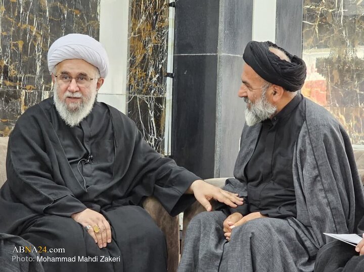 گزارش تصویری | دیدار علما و نخبگان کشورهای مختلف با دبیرکل مجمع جهانی اهل‌بیت(ع) در کربلا معلی _ ۱