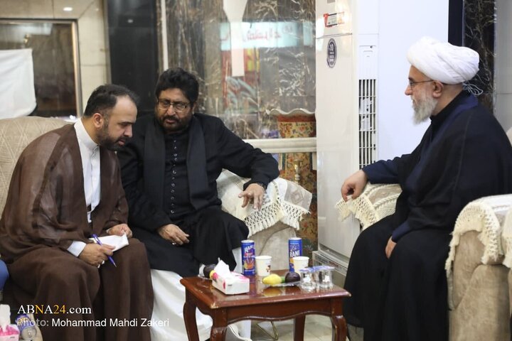 گزارش تصویری | دیدار علما و نخبگان کشورهای مختلف با دبیرکل مجمع جهانی اهل‌بیت(ع) در کربلا معلی (۲)