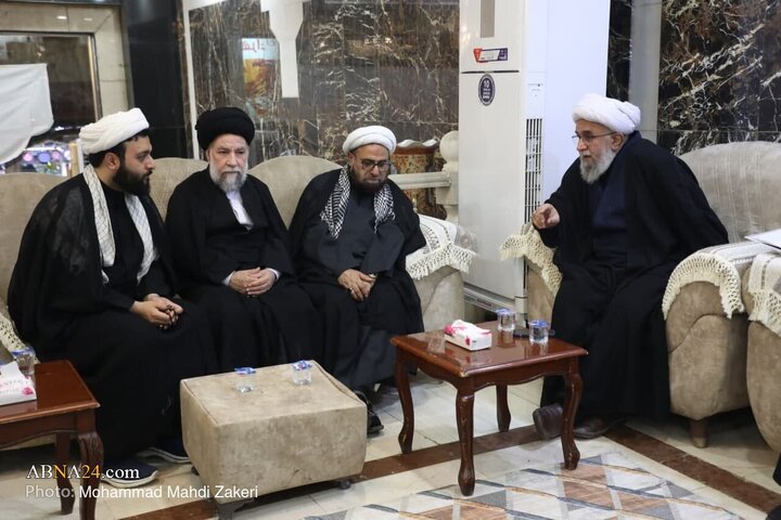 گزارش تصویری | دیدار علما و نخبگان کشورهای مختلف با دبیرکل مجمع جهانی اهل‌بیت(ع) در کربلا معلی (۲)