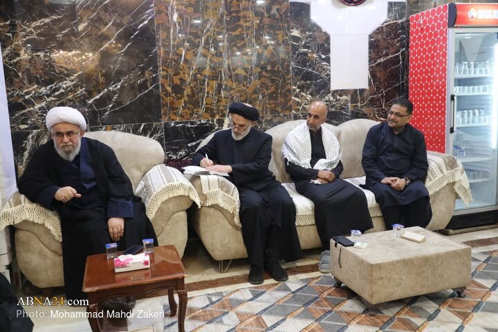 گزارش تصویری | دیدار علما و نخبگان کشورهای مختلف با دبیرکل مجمع جهانی اهل‌بیت(ع) در کربلا معلی (۲)