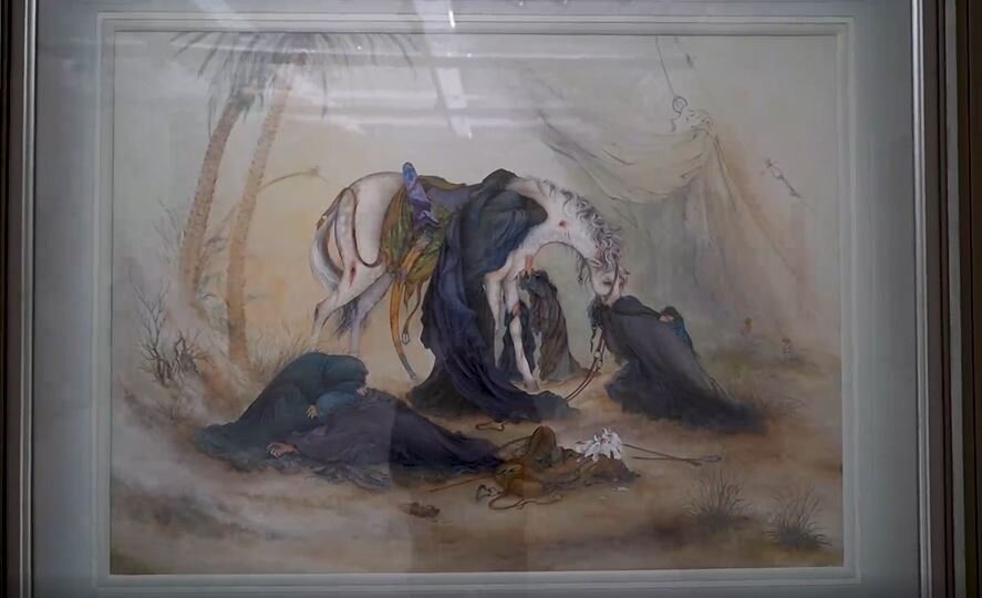 Video: A Look at Master Farshchian’s Hall at Astan Quds Razavi