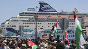 Israeli cruise ship sparks nationwide protests across Greece over Gaza war