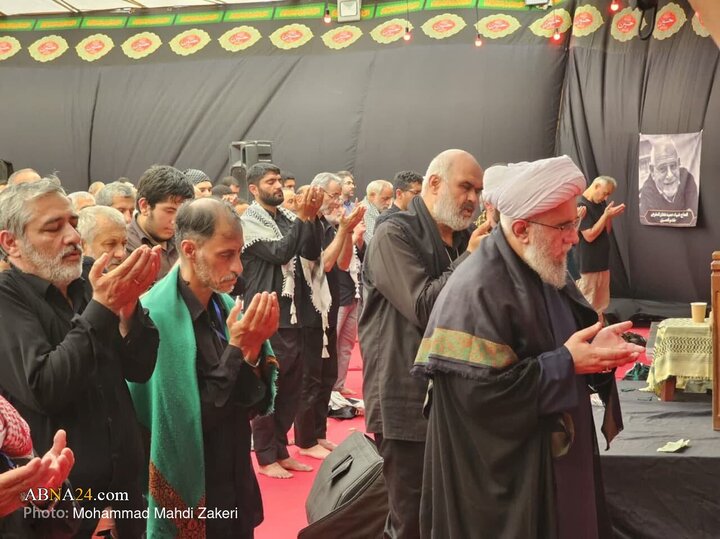 تقرير مصور/ الأمين العام للمجمع العالمي لأهل البيت (ع) يحضر في موكب المحسنين بمدينة كربلا ويلقي كلمة