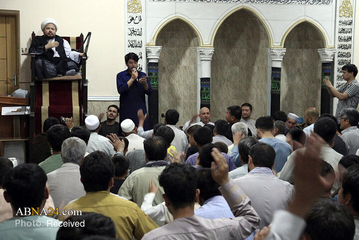 تجلیل از اربعین حسینی در مسجد جامع حسینی شرق کابل