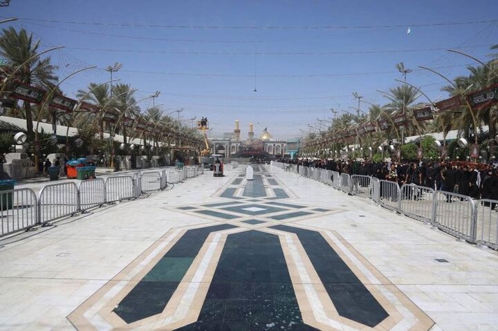 حملة تنظيف واسعة للساحة الوسطية لبين الحرمين الشريفين