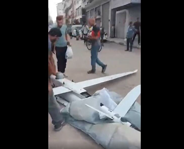 Video: Crash of a Zionist drone in Gaza Strip