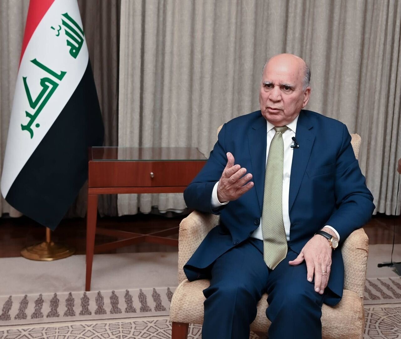 وزير الخارجية العراقي: ⁠لا يمكن سحب سلاح الحشد الشعبي وحزب الله اللبناني بالقوة