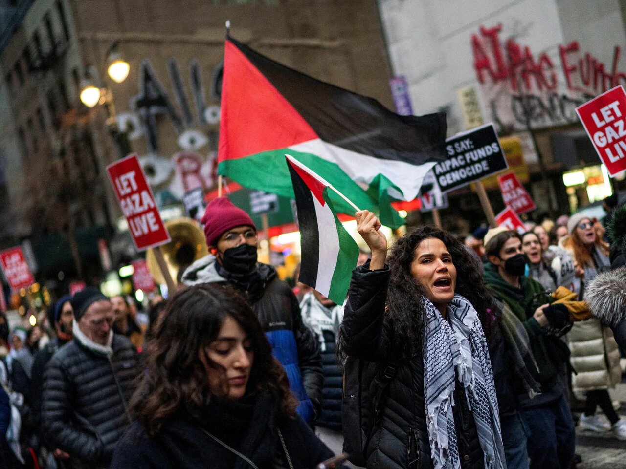 Thousands march in New York to protest starvation in Gaza