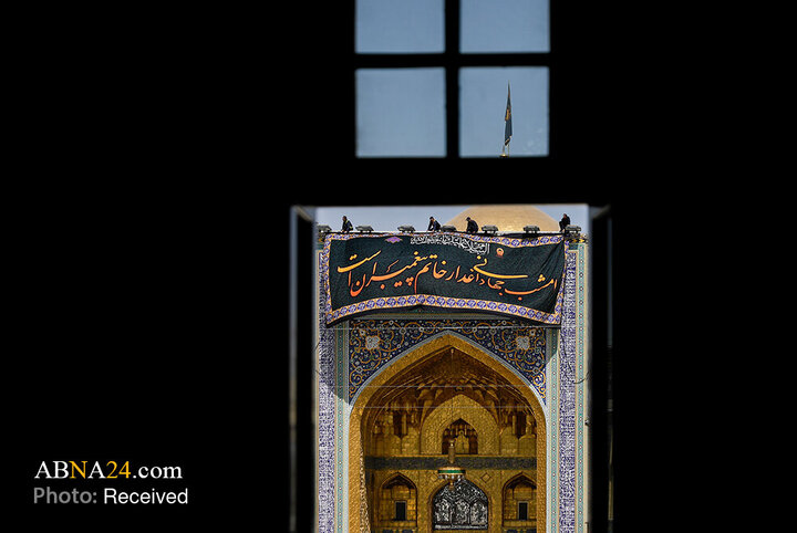 مشهد الرضا (ع) در آستانه عزای آل‌الله