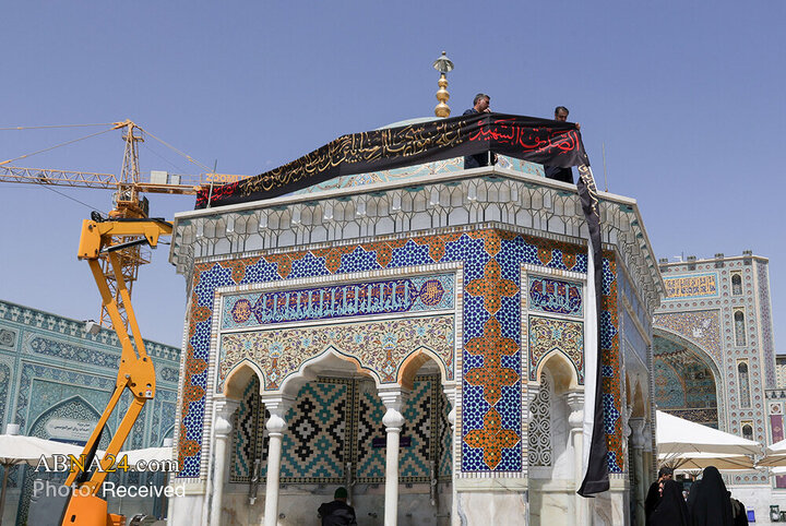 مشهد الرضا (ع) در آستانه عزای آل‌الله