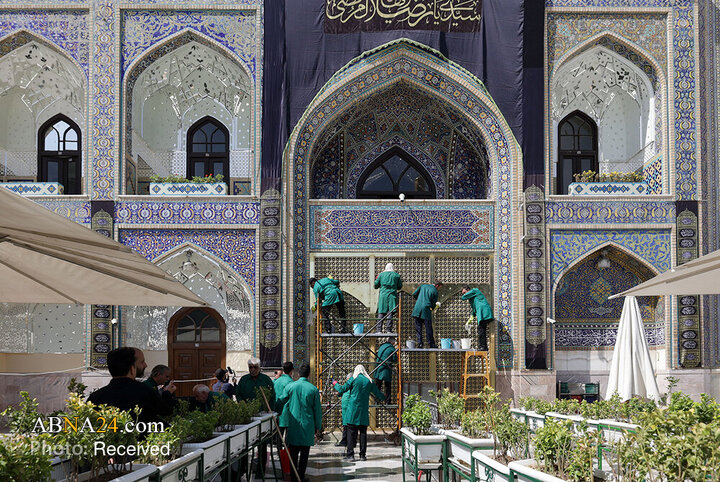 مشهد الرضا (ع) در آستانه عزای آل‌الله