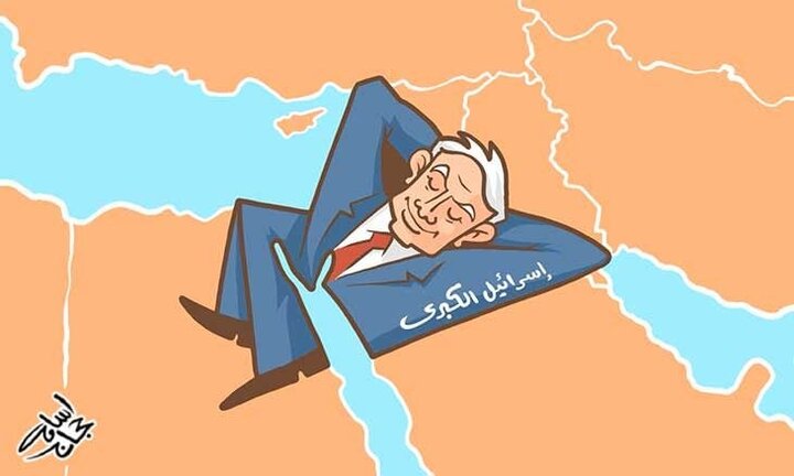 کاریکاتور | توهم اسرائیل بزرگ!