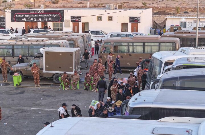 تقرير مصور/ أكثر من (350) باصًا مكيّفًا وخدمات ضيافة على مدار الساعة لتسهيل عودة زوار الأربعين