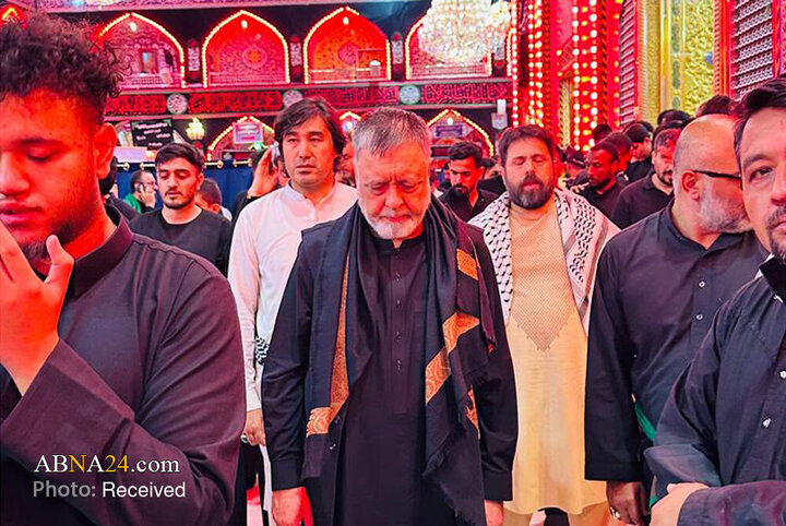 گزارش تصویری | حضور رهبر حزب وحدت اسلامی افغانستان در کربلا
