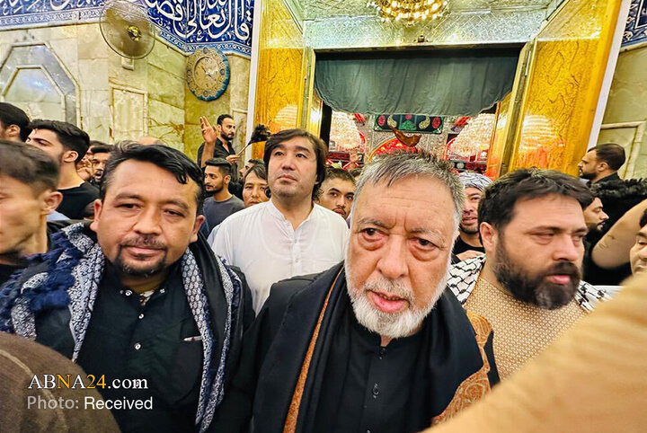 گزارش تصویری | حضور رهبر حزب وحدت اسلامی افغانستان در کربلا