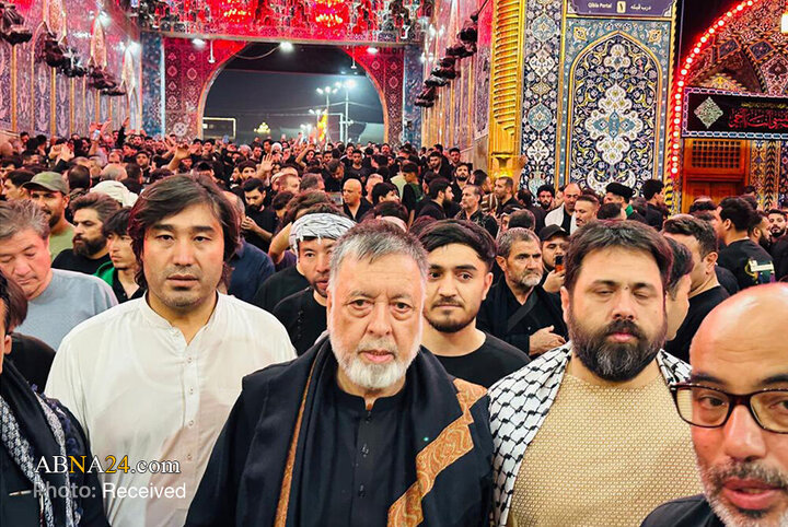 گزارش تصویری | حضور رهبر حزب وحدت اسلامی افغانستان در کربلا