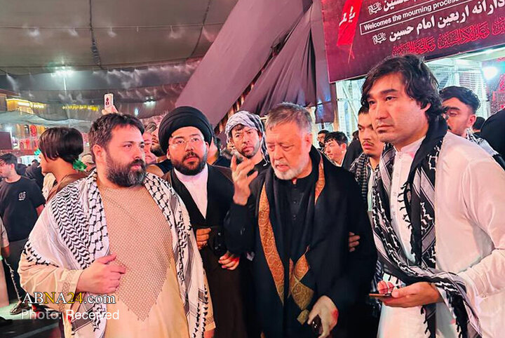 Afganistan İslami Vahdet Partisi Başkanı Kerbelada