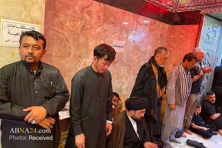 Afganistan İslami Vahdet Partisi Başkanı Kerbelada