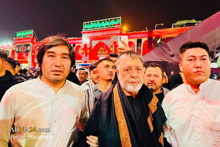 Afganistan İslami Vahdet Partisi Başkanı Kerbelada