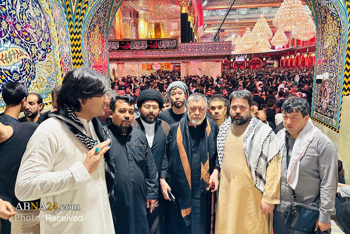 Afganistan İslami Vahdet Partisi Başkanı Kerbelada