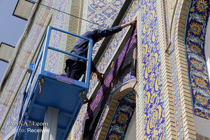 Peygamber Ekrem'in (s.a.a)Vefat Yıldönümü Münasebetiyle İmam Rıza'nın (a.s) Haremi Şerifinde Hazırlık