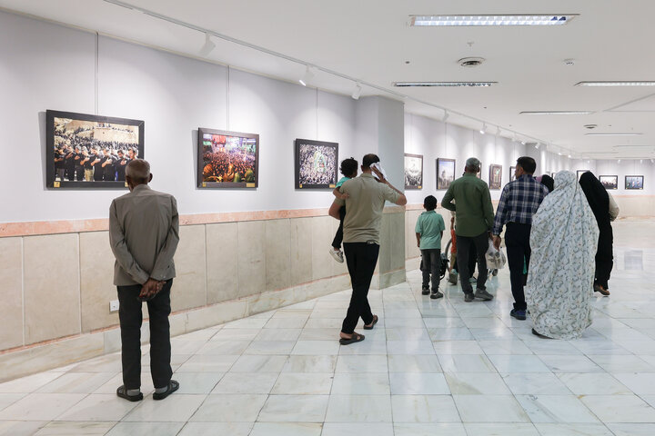 تقرير مصور/ معرض صور مختارة من عزاء«مهر محرم» الدولي في متحف الحرم الرضوي الشريف بمدينة مشهد