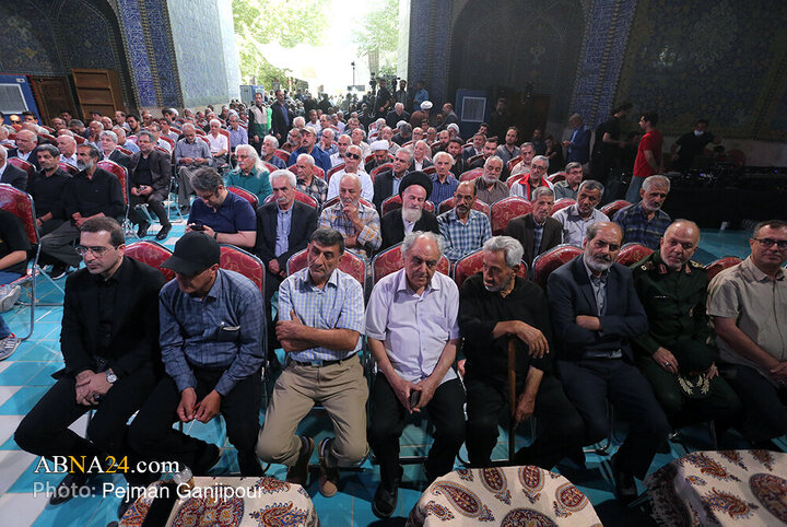 مراسم بزرگداشت استاد فرشچیان در حوزه علمیه امام صادق (ع) اصفهان