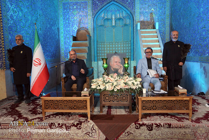 مراسم بزرگداشت استاد فرشچیان در حوزه علمیه امام صادق (ع) اصفهان