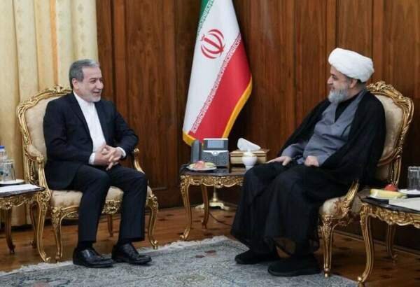 Iran’s FM Araghchi, Sheikh Shahriari discuss upcoming Islamic Unity Conference